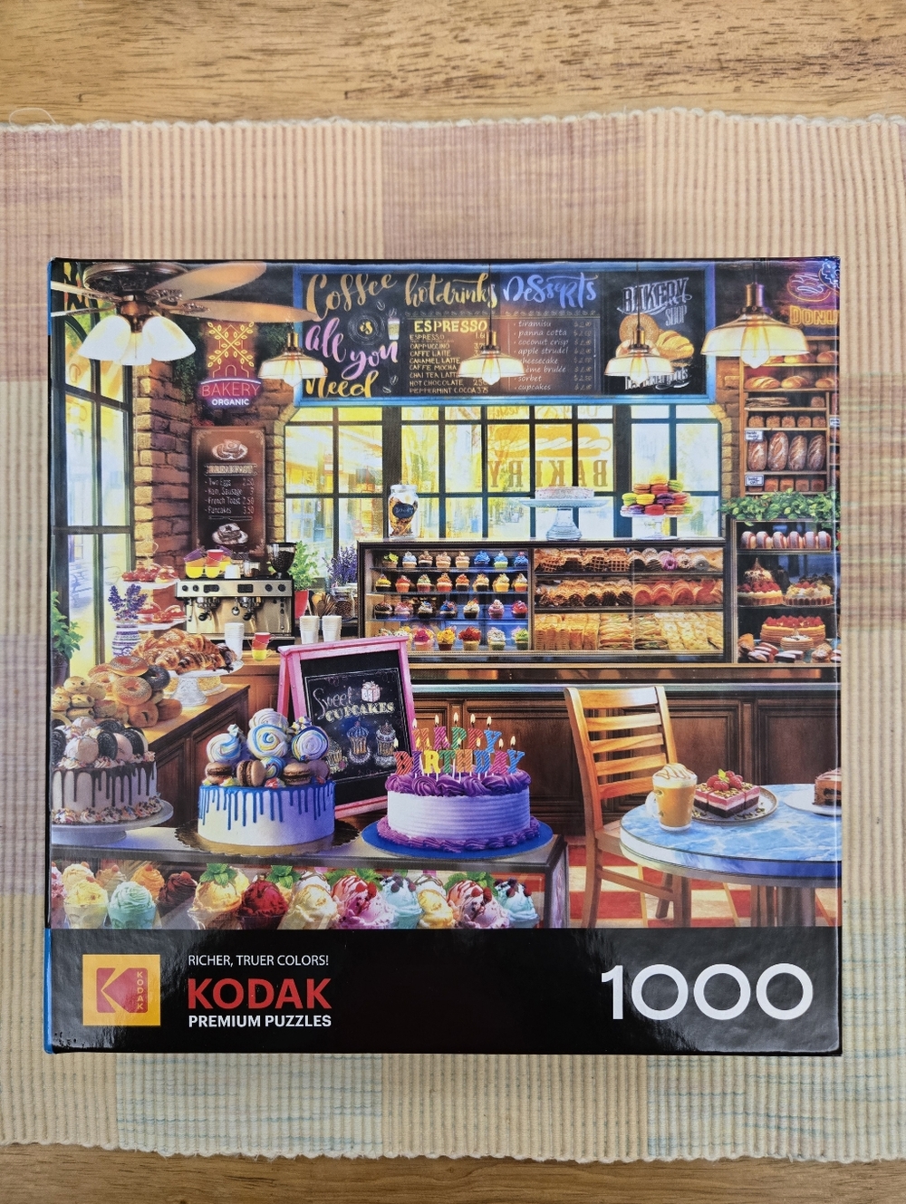 Kodak Rose Art The Bakery 1000 Piece Puzzle - Multicolor